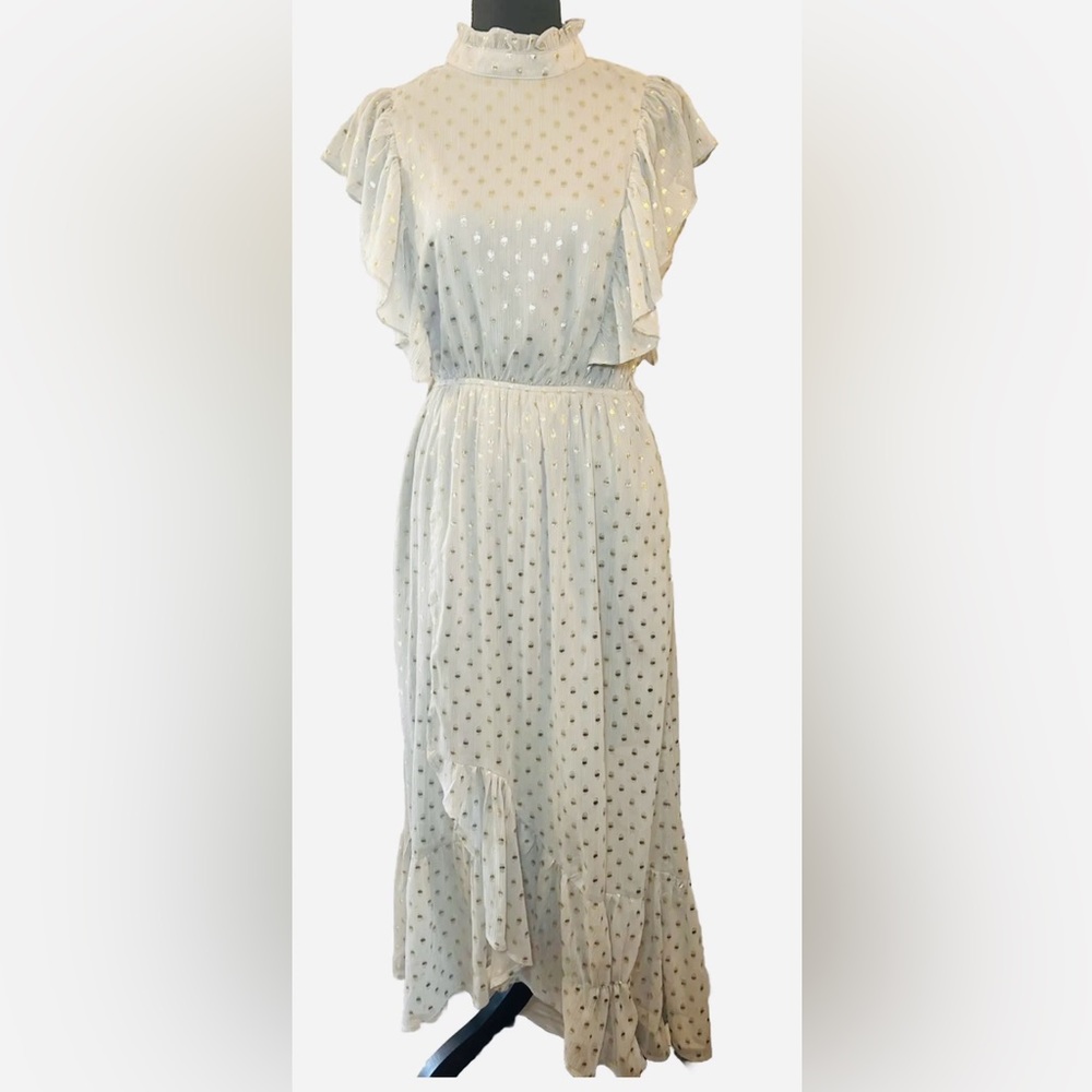 Listicle Women’s Maxi Dress Ruffle Size Medium